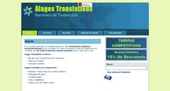 Desktop Screenshot of alagestranslations.com